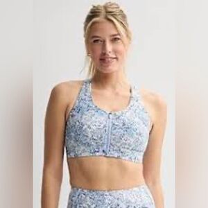 Tek Gear Blue Floral Sports Bra